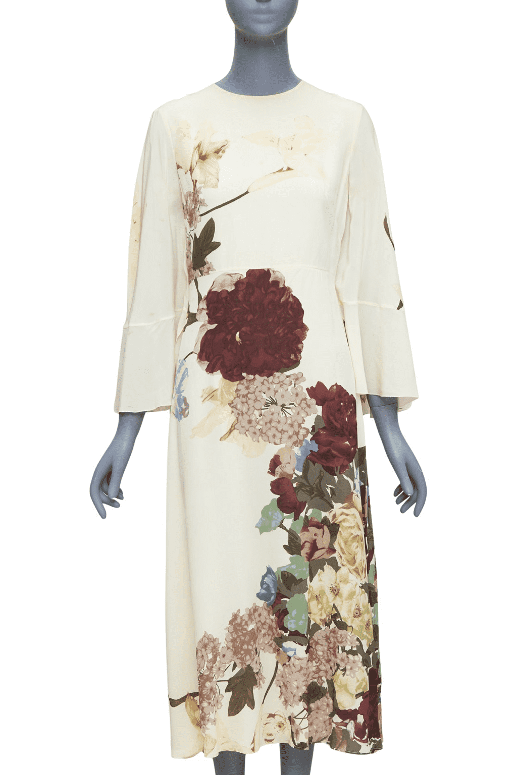 Valentino Cape Ruffle Dress