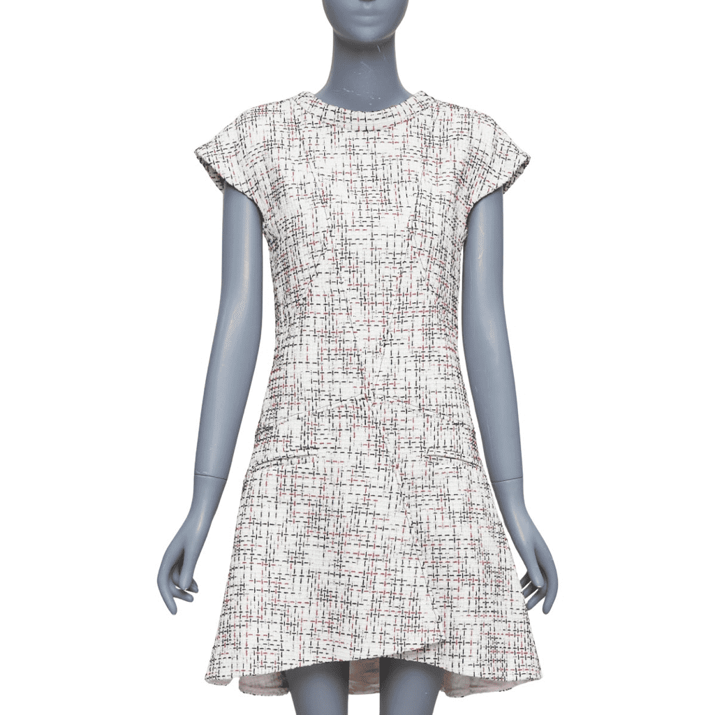 Chanel Lattice Tweed Dress