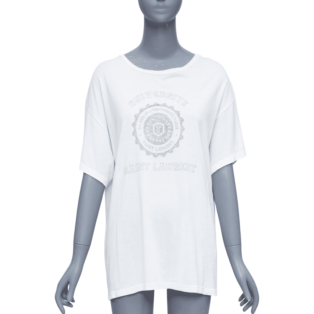 Saint Laurent Varsity Logo Tee