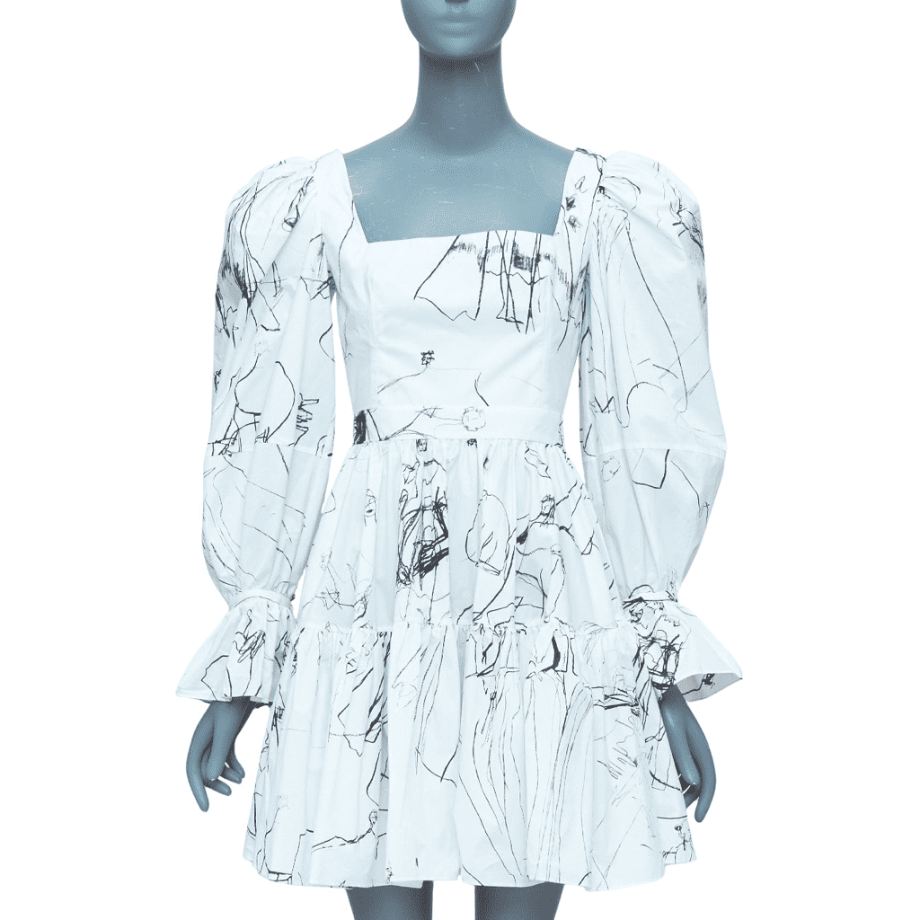 Alexander Mcqueen Sketch Puff Dress