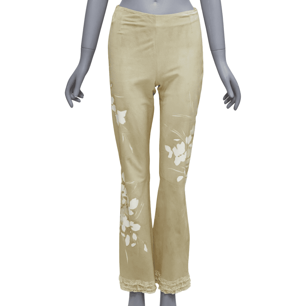 Valentino Garavani Painted Suede Pants
