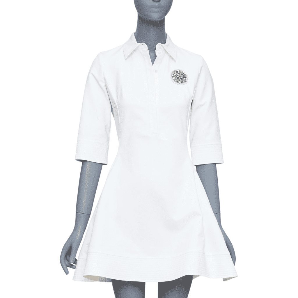 Dior Crystal Brooch Dress