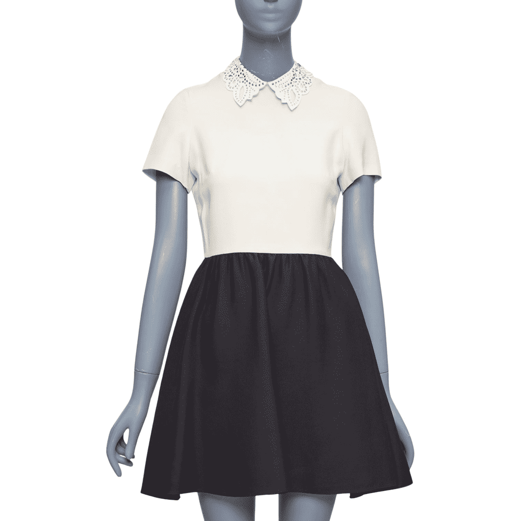 Valentino Studded Collar Dress