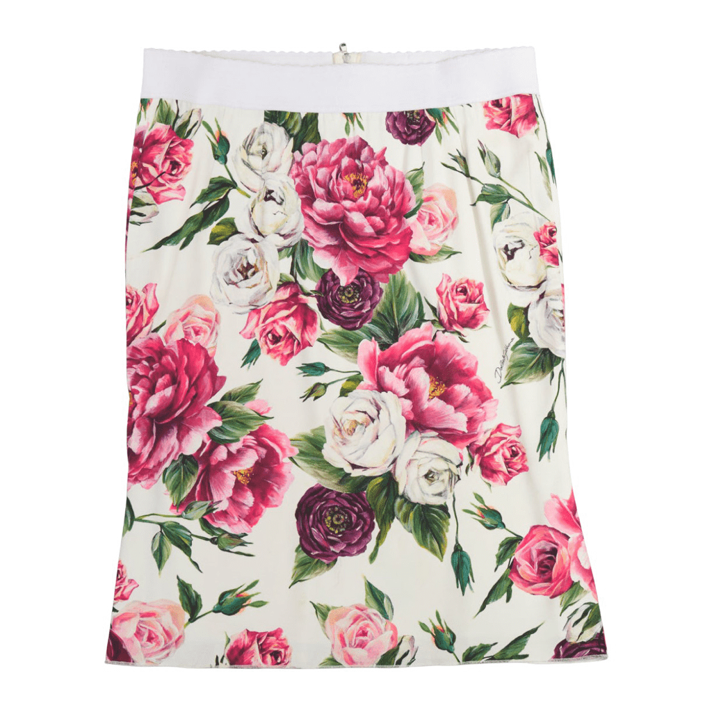 Dolce & Gabbana Floral Elastic Skirt
