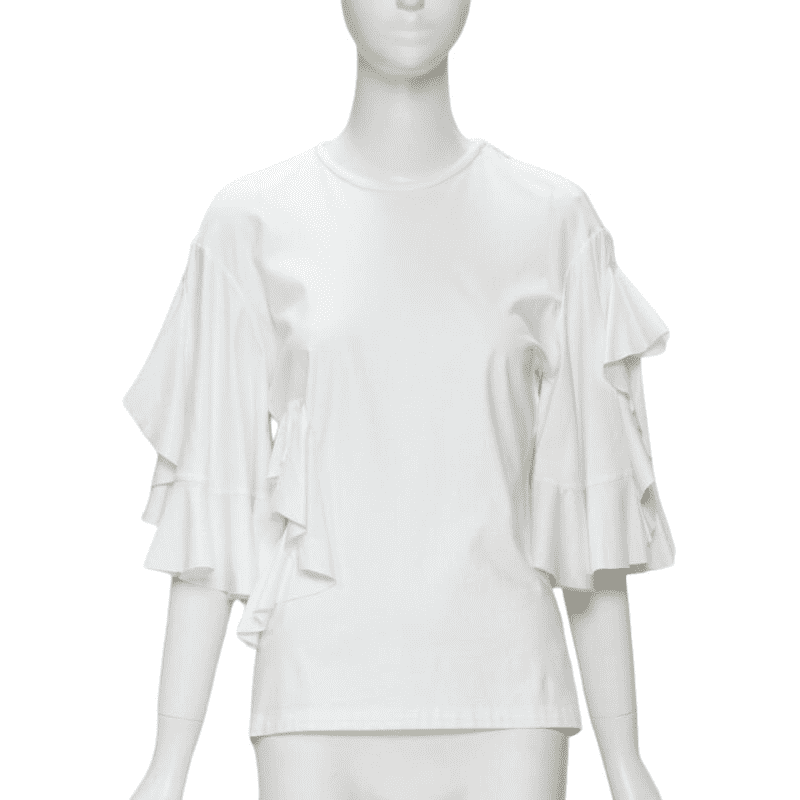 Ellery Cut Out Ruffle Tee