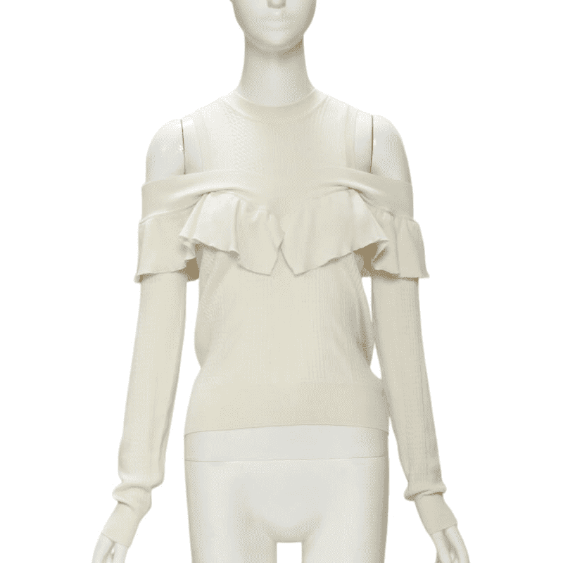 Fendi Cold Shoulder Sweater