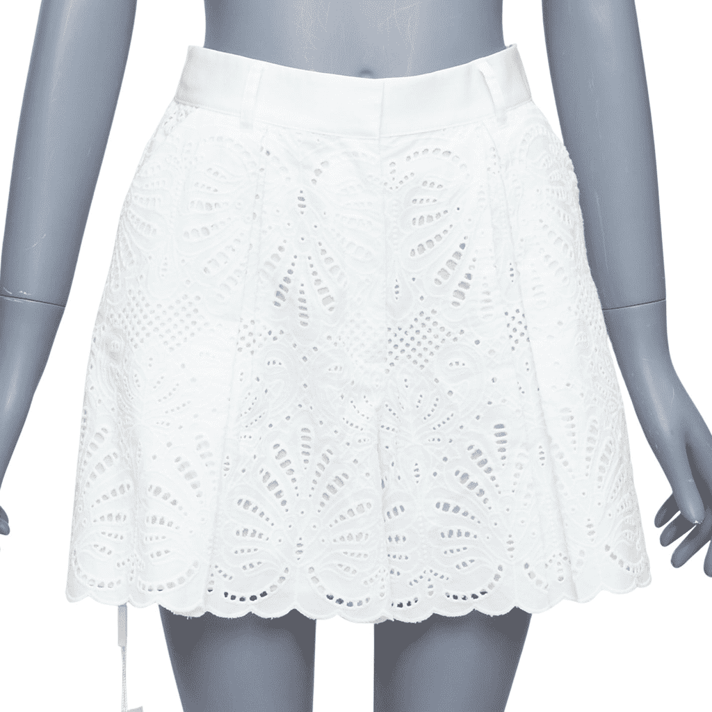 Self-portrait Floral Anglais Shorts