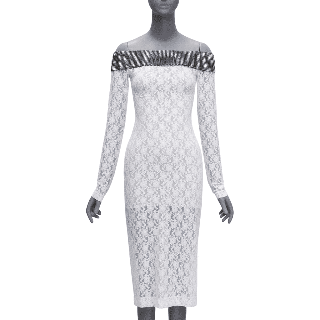 Christopher Kane Crystal Lace Dress