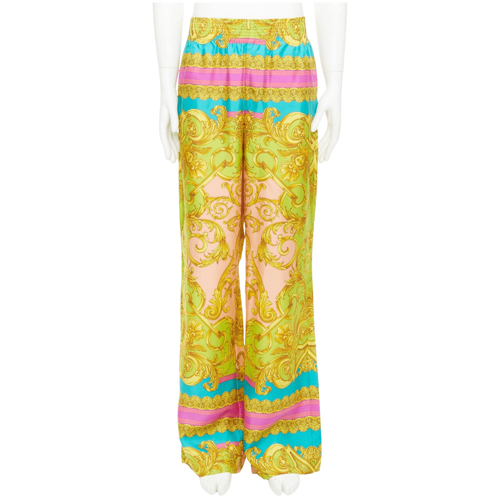Versace Barocco Silk Pants
