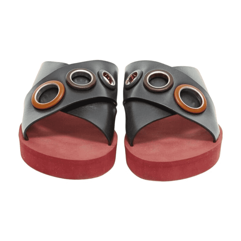 Chloe Cross Strap Slides