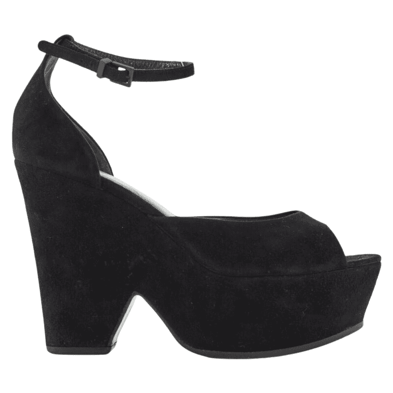 Celine Cutout Wedge Heels