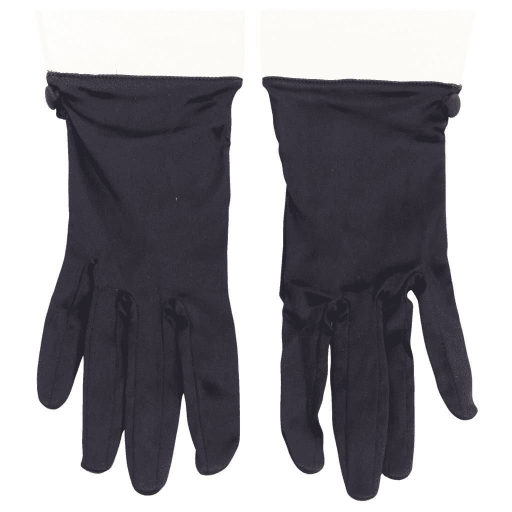 Giorgio Armani Gold Satin Gloves