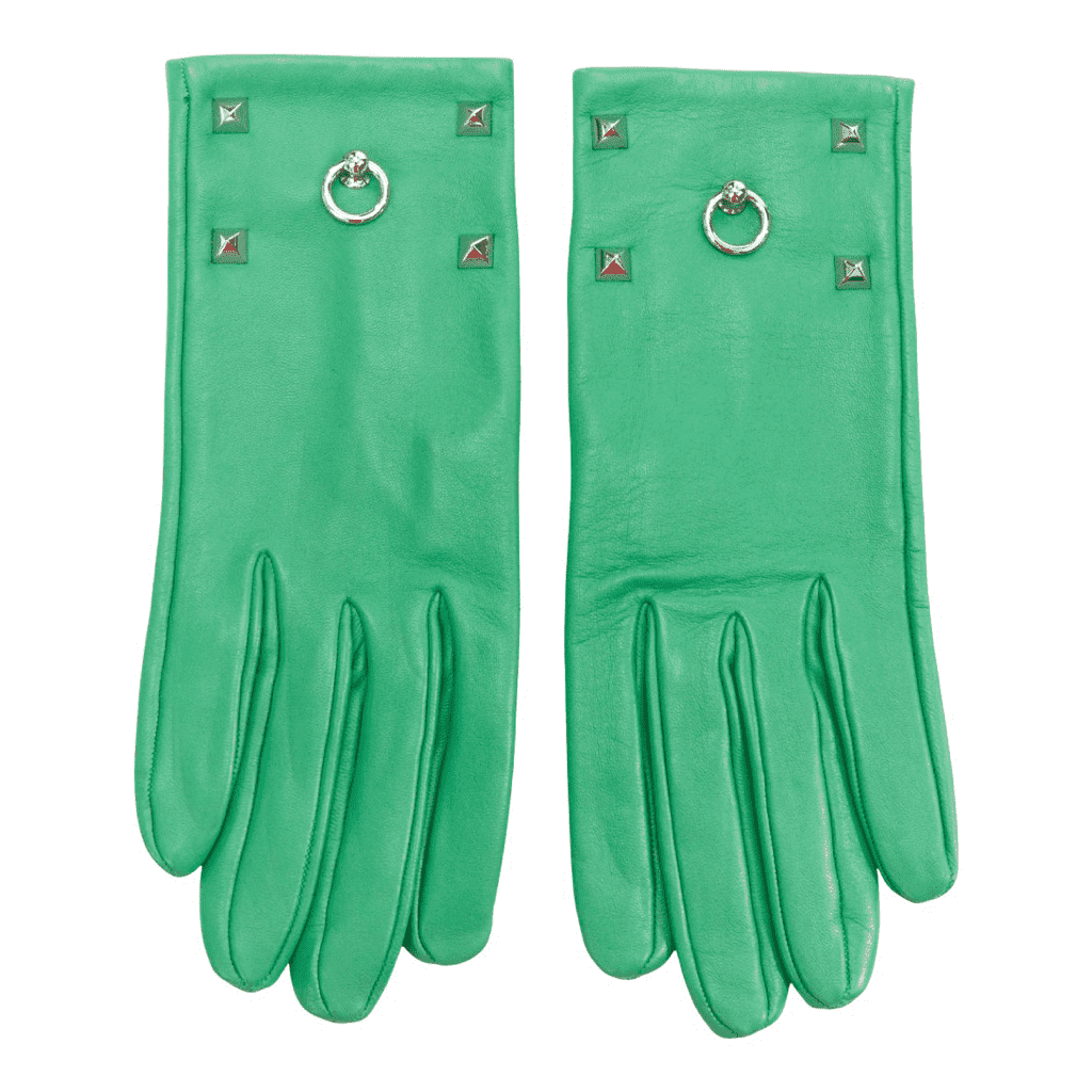 Hermès Pink Stud Gloves