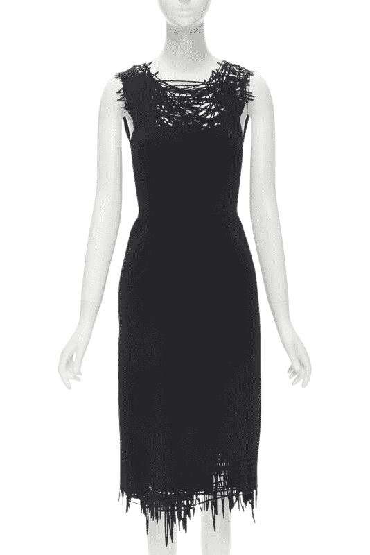 Oscar De La Renta Scribble Sheath Dress