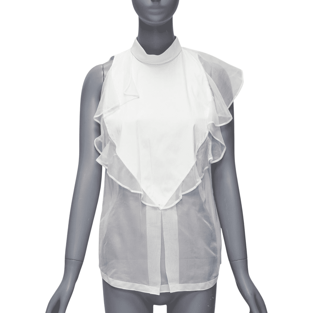 Givenchy Ruffle Collar Shirt