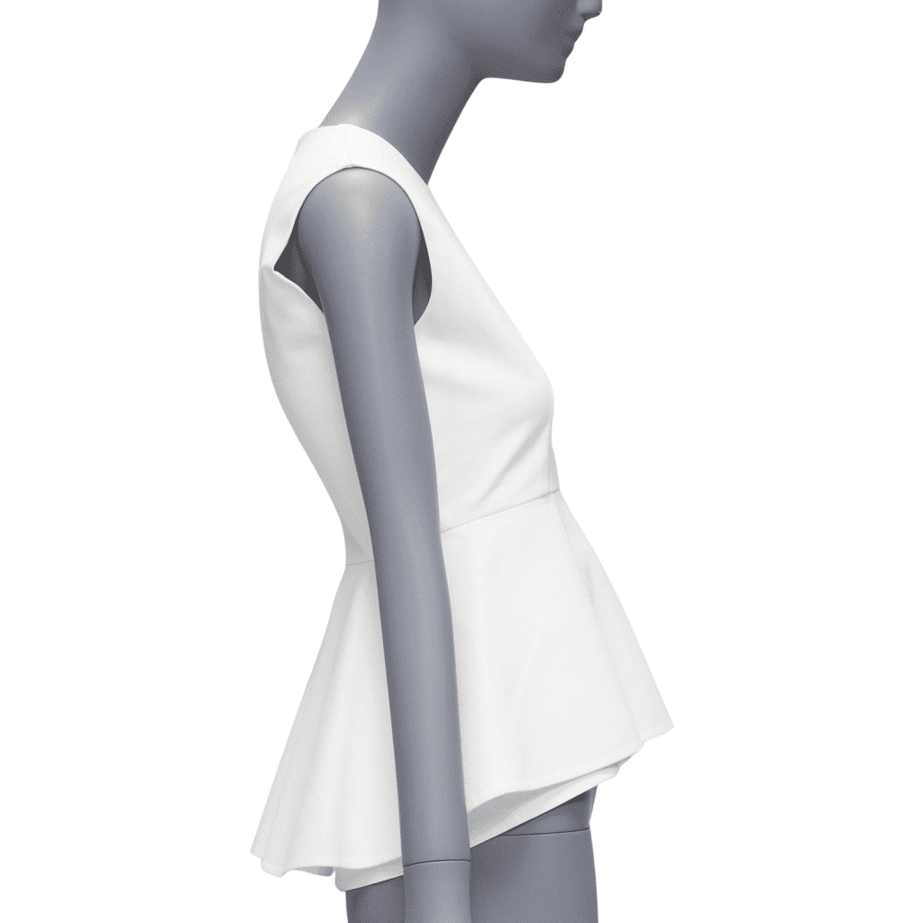 Celine Peplum Fitted Top