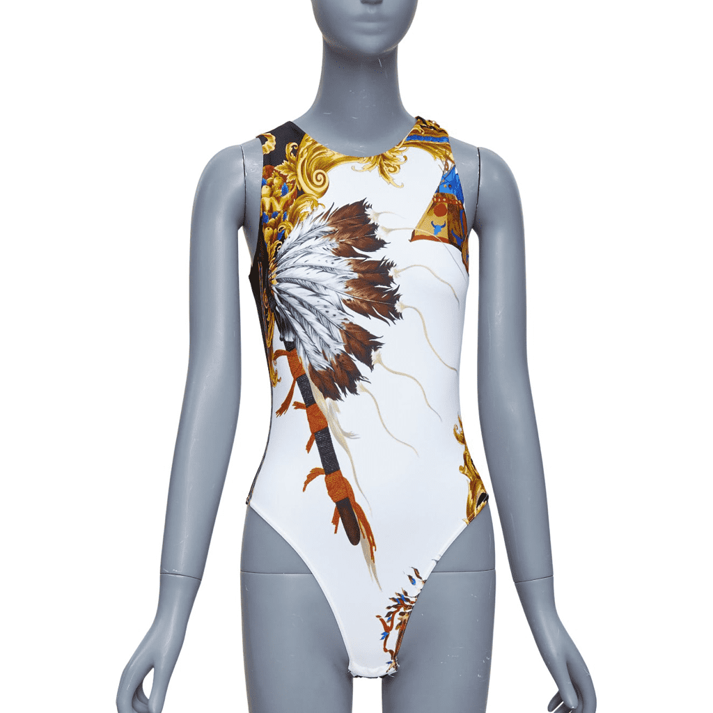 Versace Indian Print Swimsuit