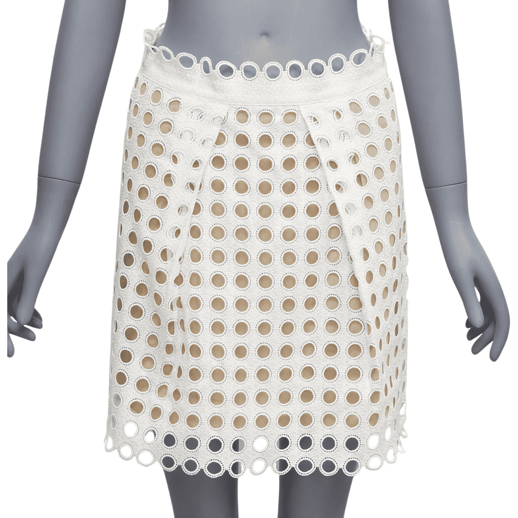 Chloe Layered Eyelet Skirt