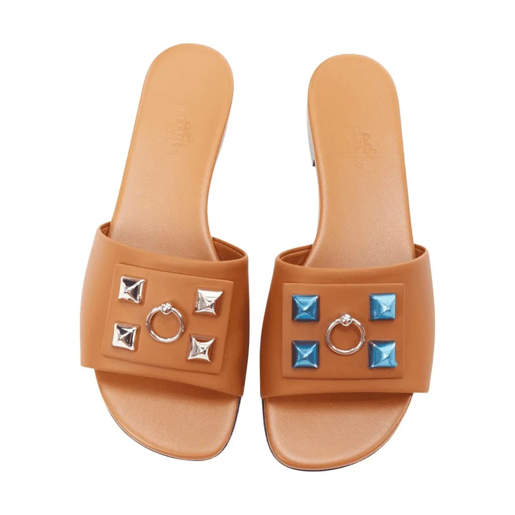 Hermès Dune Brown Leather Never worn, with tag - Front View