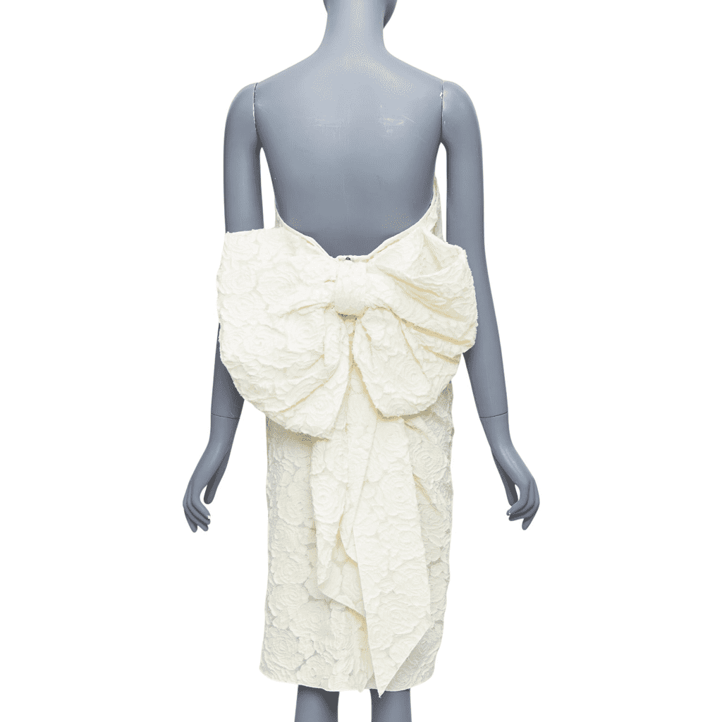 Lanvin Bow Strapless Dress