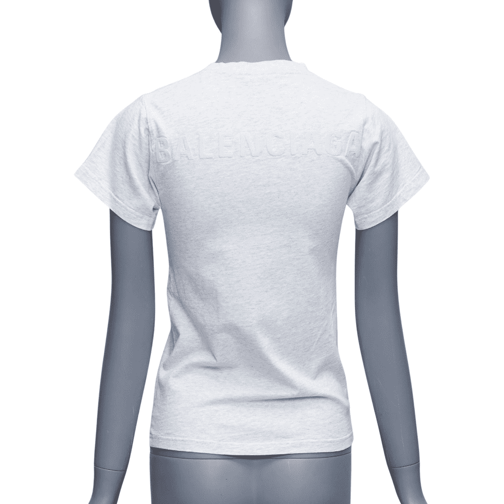 Balenciaga Logo Embroidery Tee