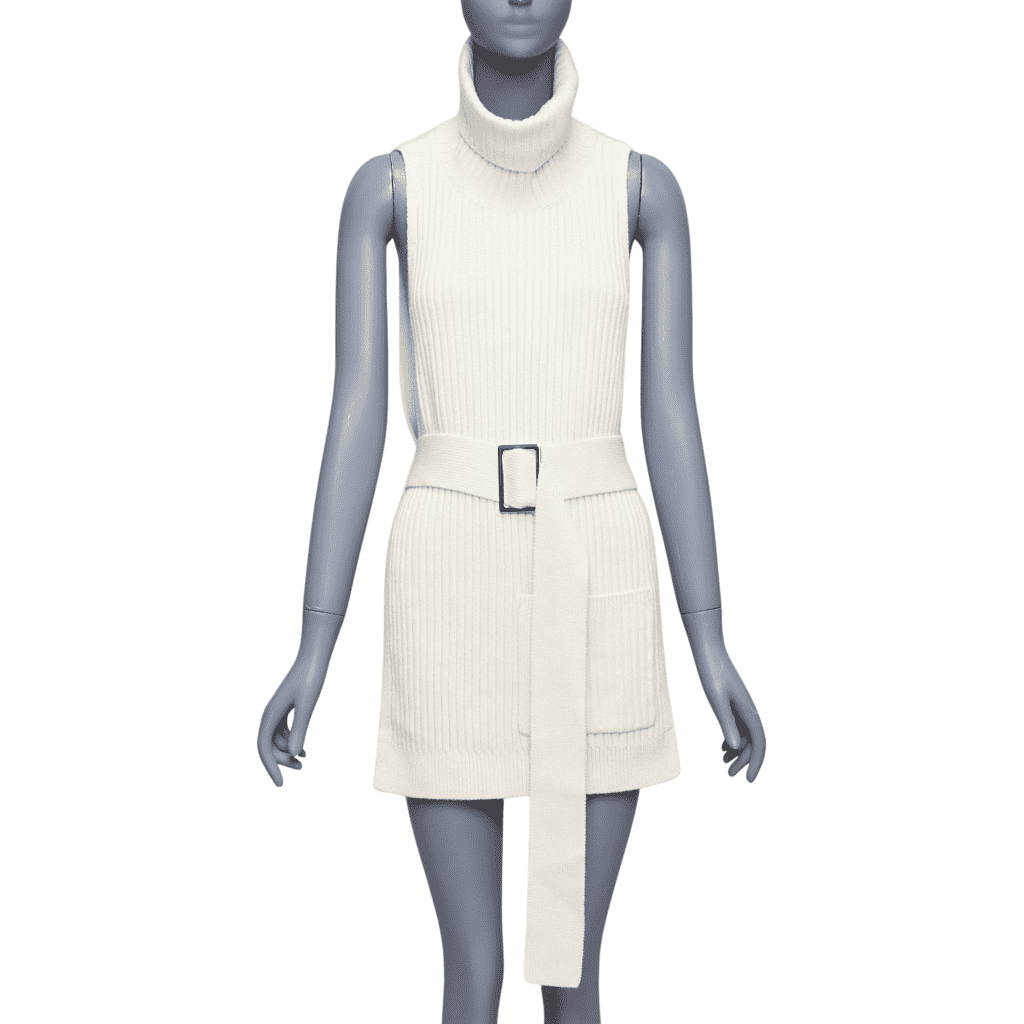 Tibi Ribbed Funnel Vest