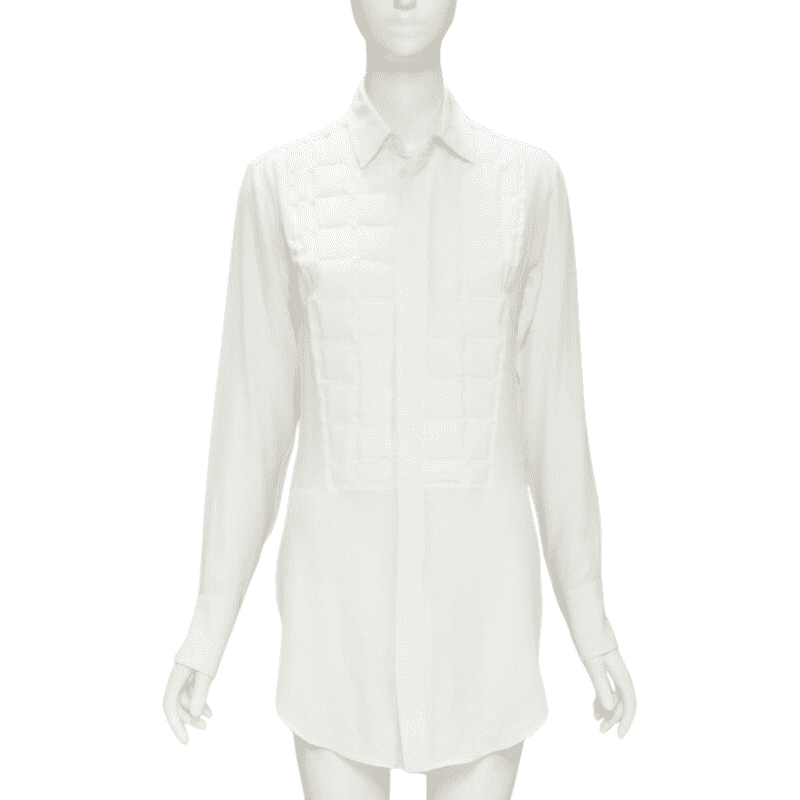 Bottega Veneta Quilted Bib Shirt