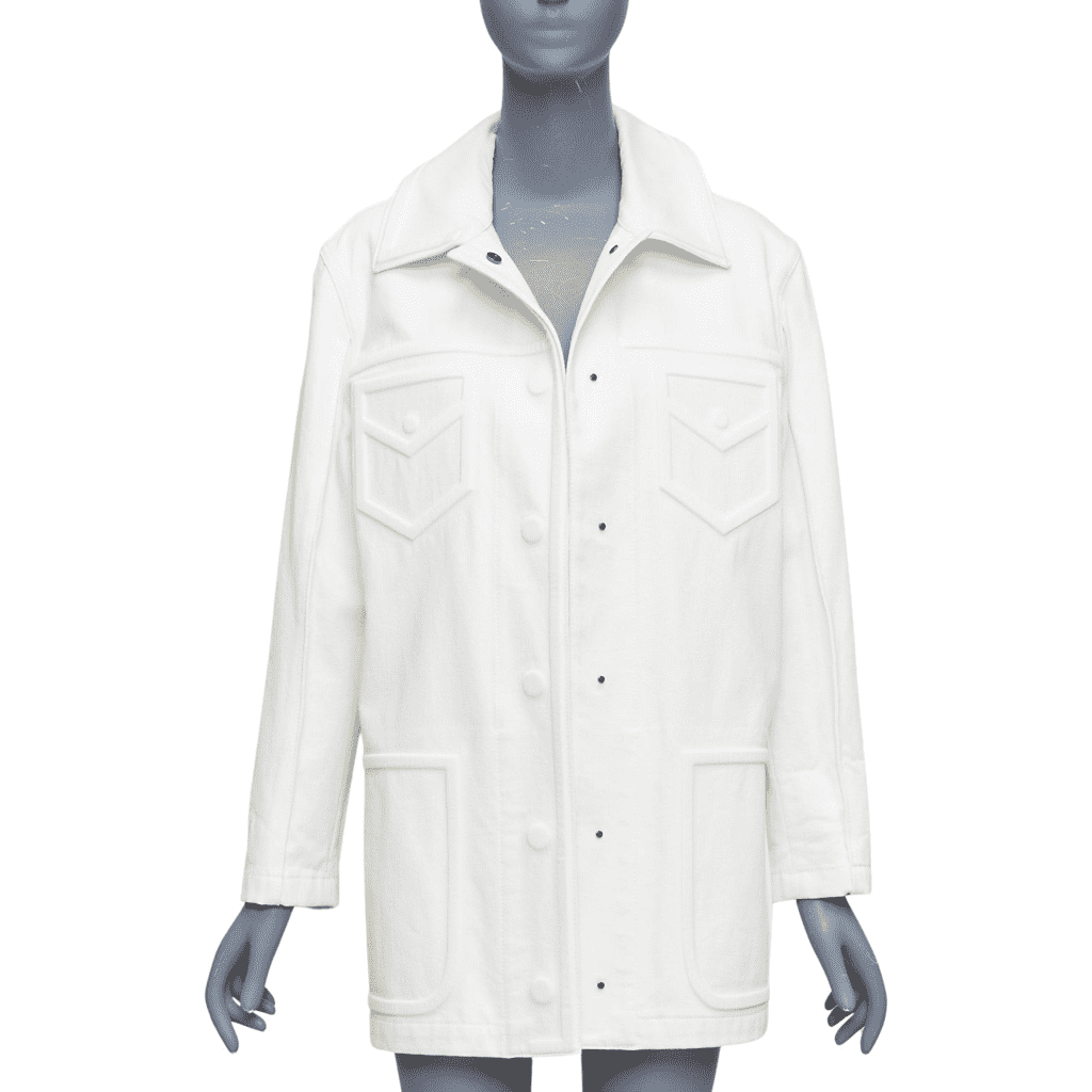 Fendi Cream Trompe Denim Jacket