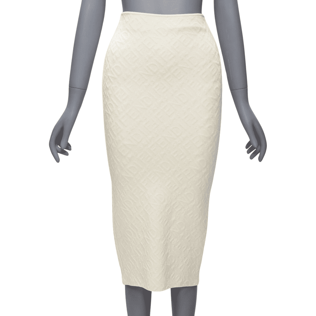 Fendi Logo Pencil Skirt