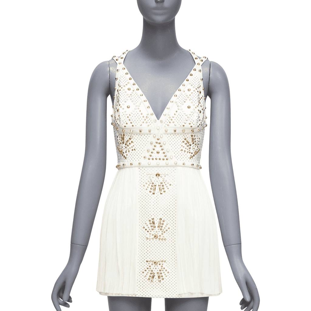 Versace Studded Skirt Dress