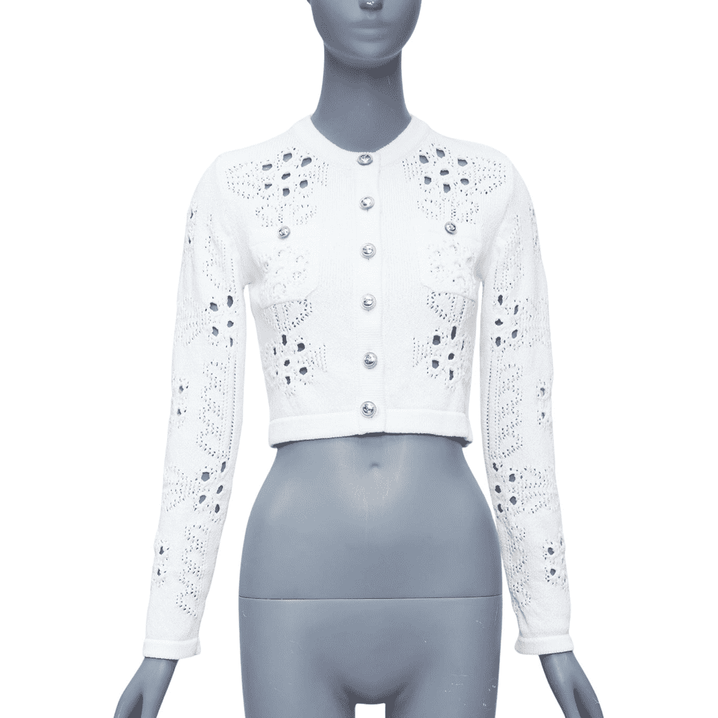 Chanel Crochet Knit Cardigan