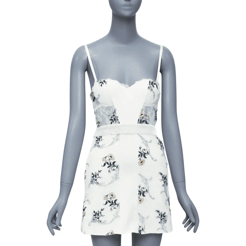 La Perla Hampton Court Ecru Silk Never worn - Front View