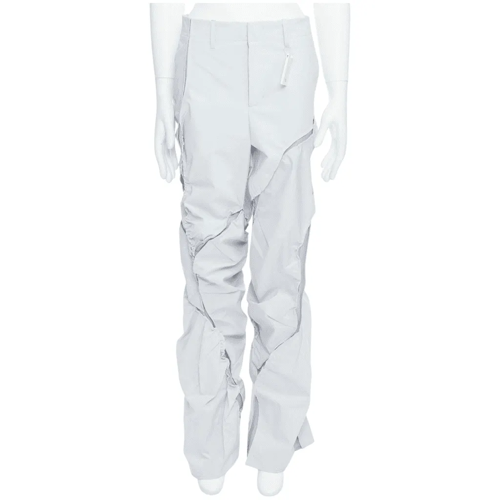 Post Archive Faction Ice Nylon Pants Blue Never worn, with tag - Front View