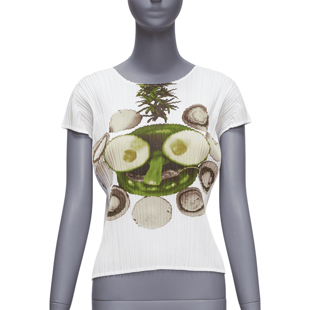 Issey Miyake Cucumber Print Top