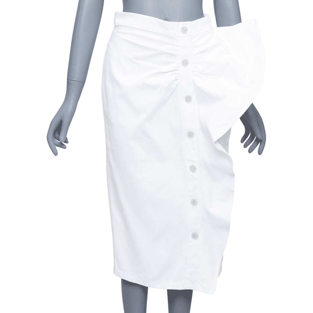 Max Mara Ruffle Button Skirt