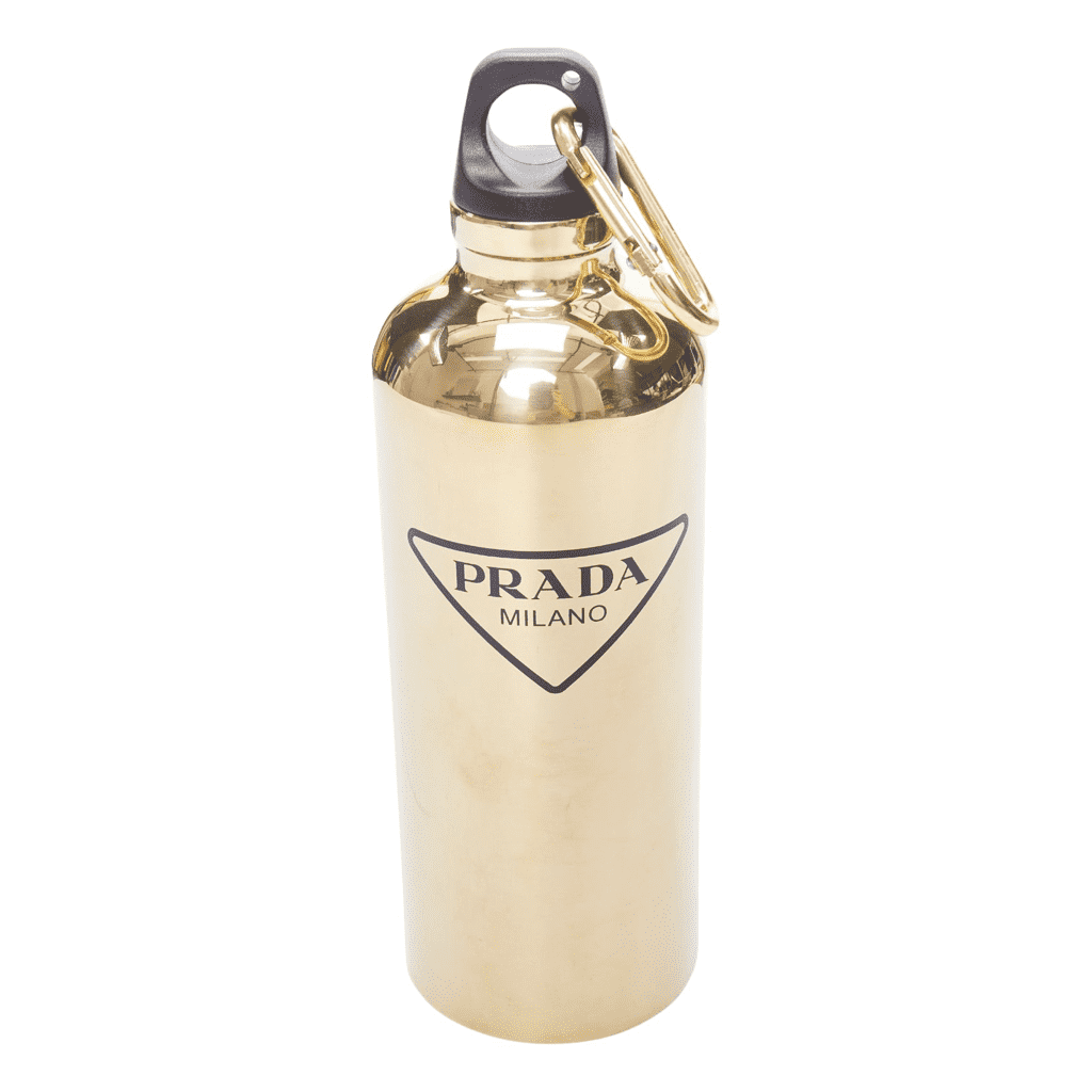 Prada Gold Water Bottle