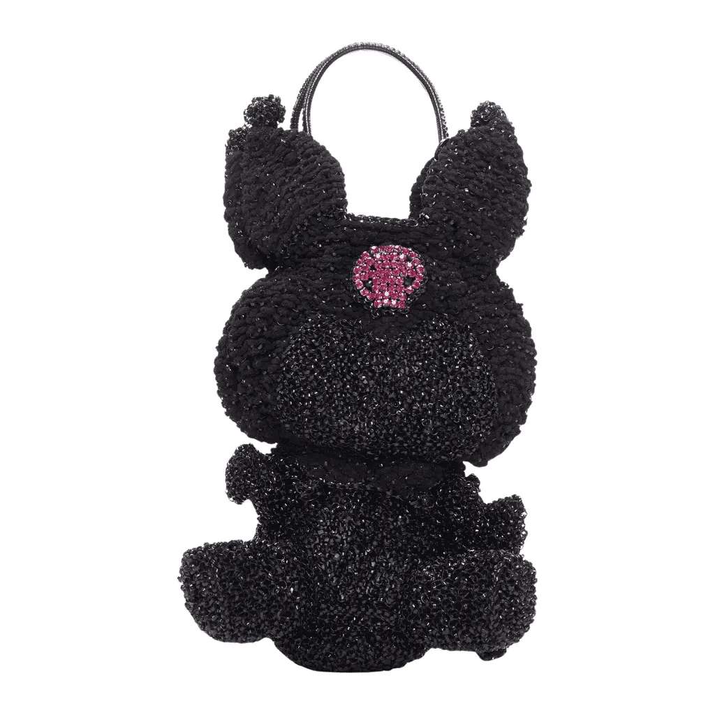 Anteprima Kuromi Crystal Tote Black Plastic Very good - Front View