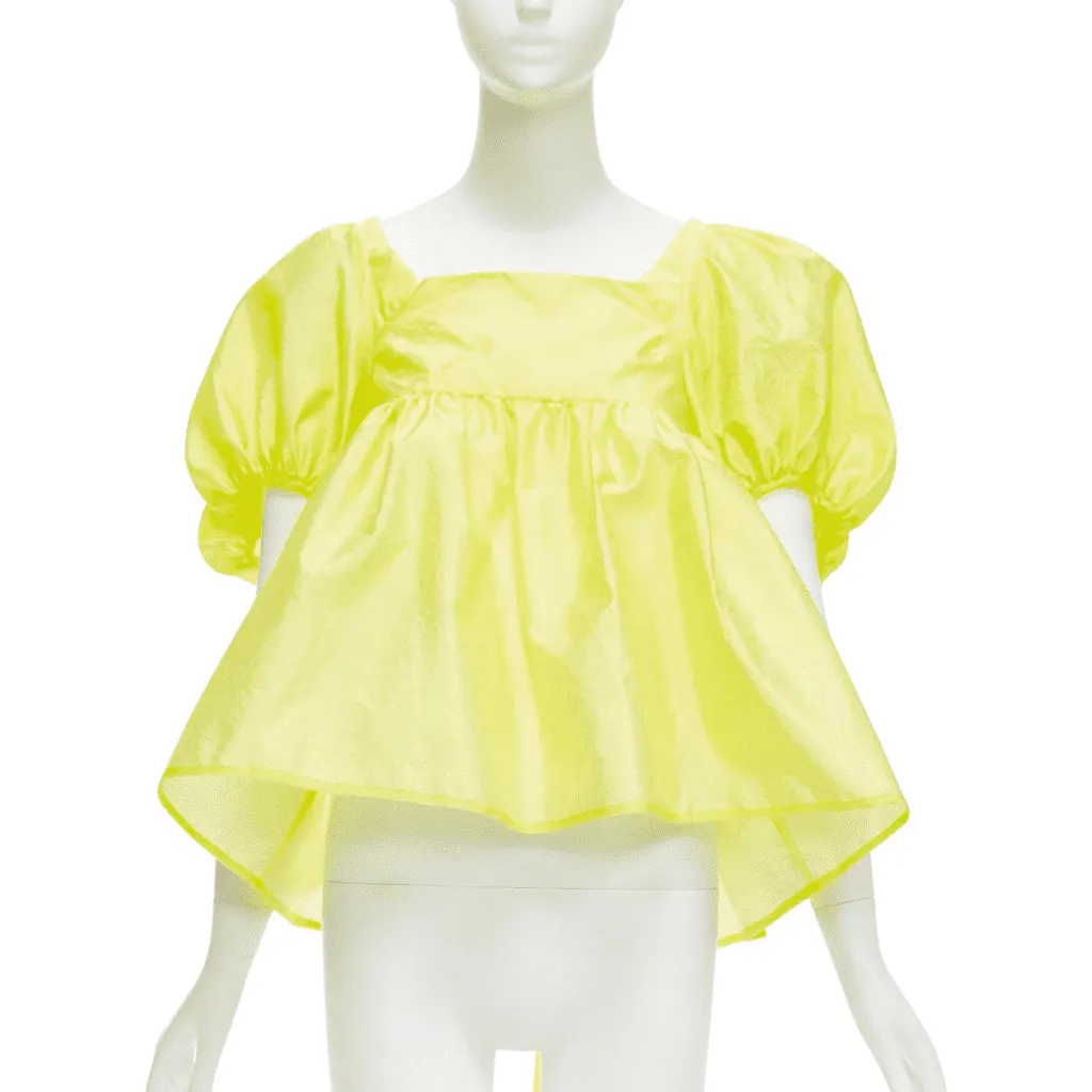 CecIlie Bahnsen Babett Yellow Polyamide Never worn, with tag - Front View