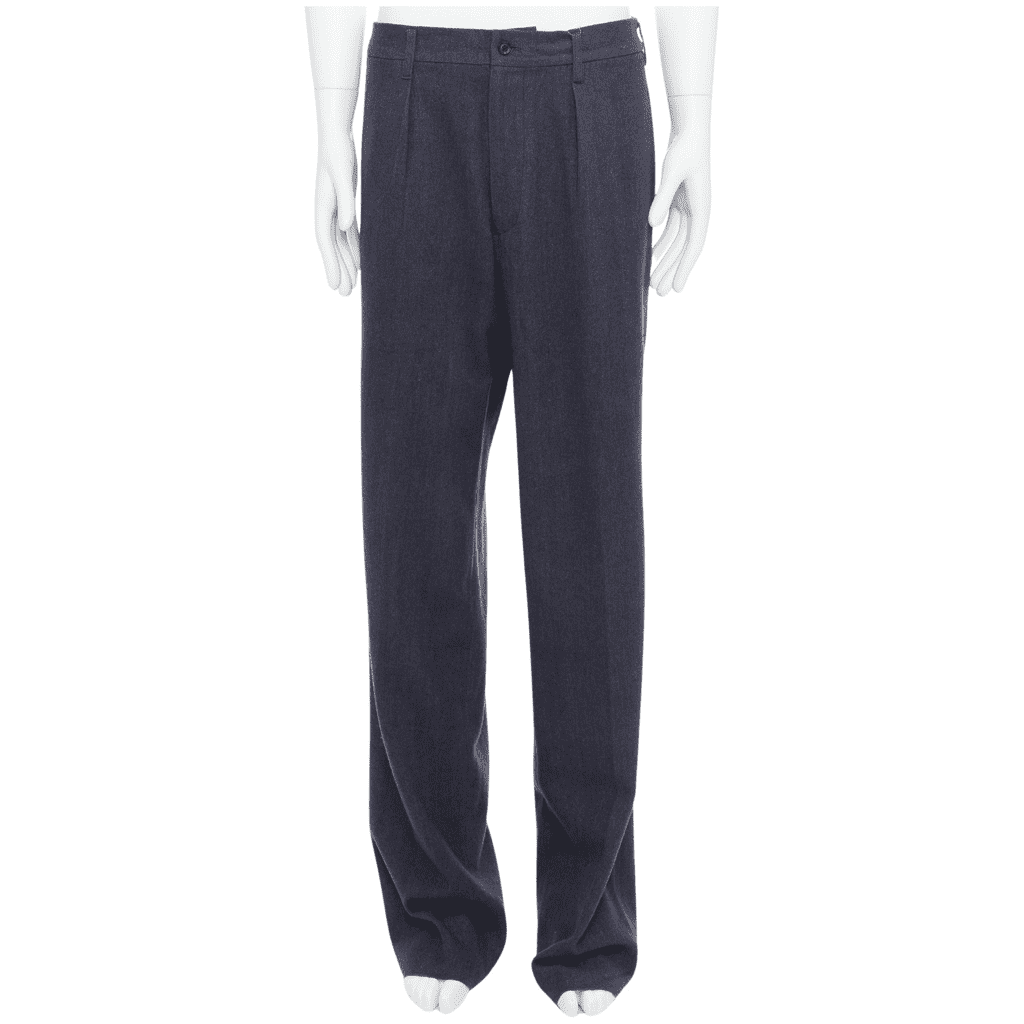 Yohji Yamamoto Pleated Tapered Pants