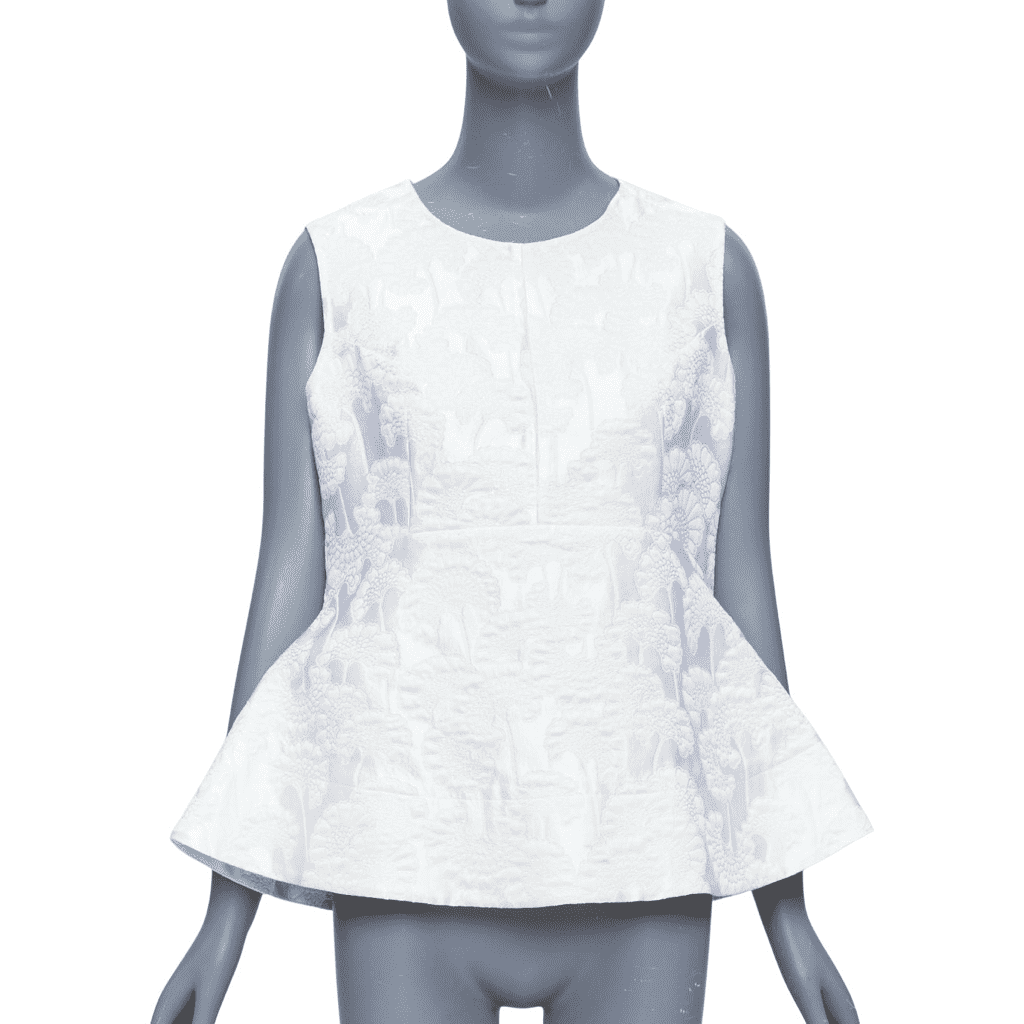 Marni Floral Jacquard Peplum