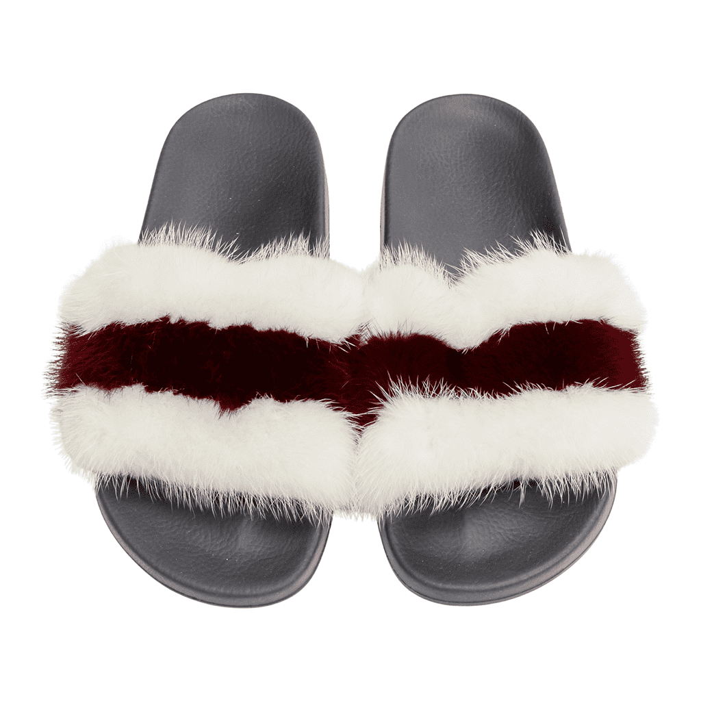 Givenchy Fox Fur Slides