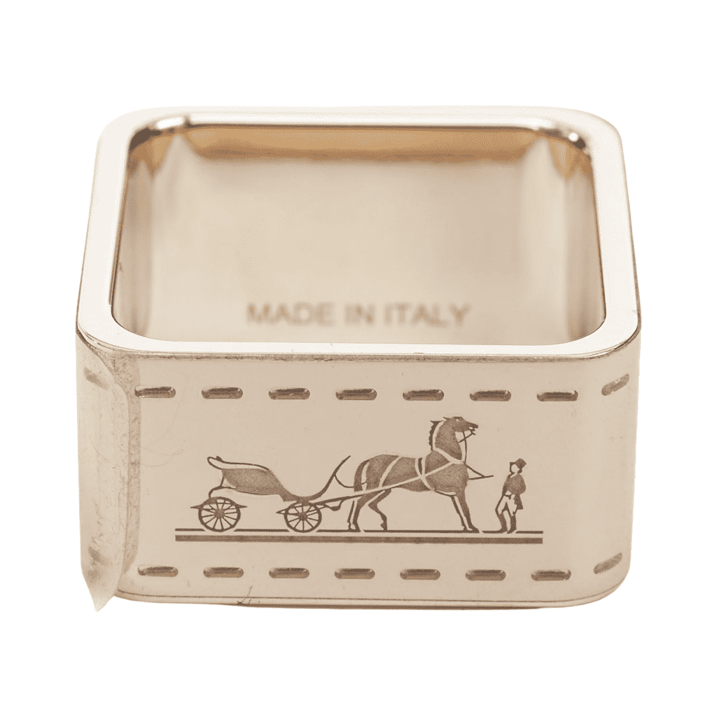 Hermès Bolduc scarf 90 ring