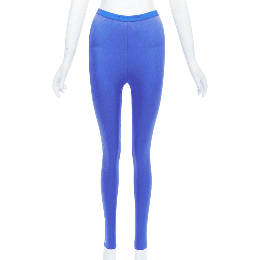 Chanel Crystal Logo Leggings