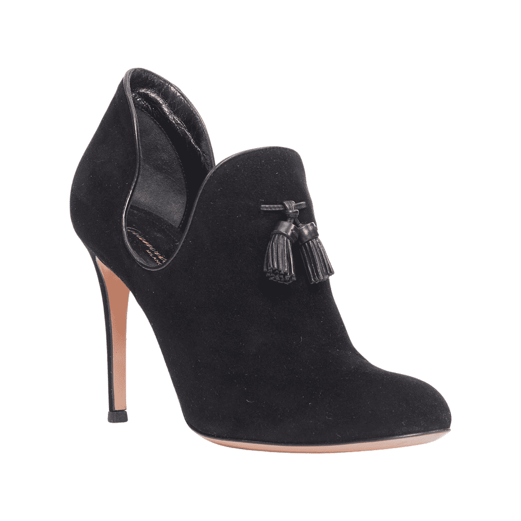 Gianvito Rossi Tassel Stiletto Booties