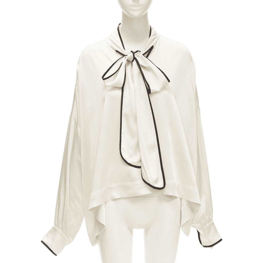 F.r.s For Restless Sleepers Bow Tie Blouse
