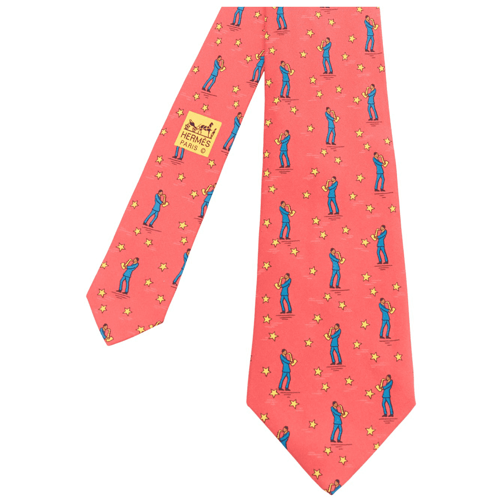 Hermès Saxophone Star Tie