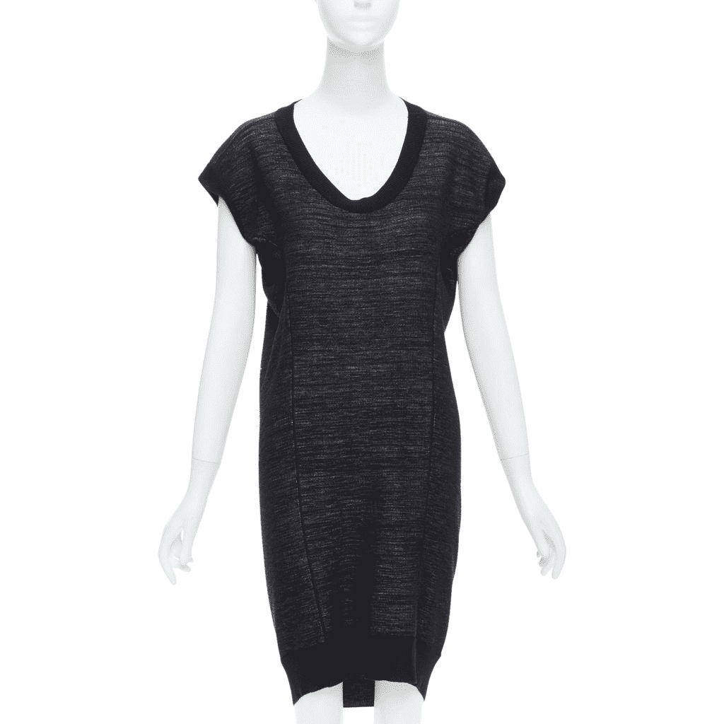 Yves Saint Laurent Batwing Wool Dress