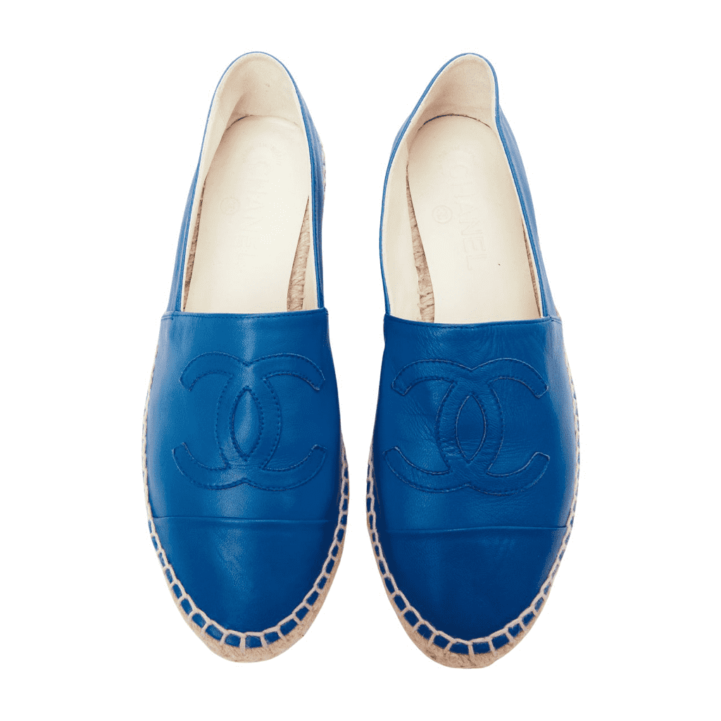 Chanel Striped Fringe Shoes