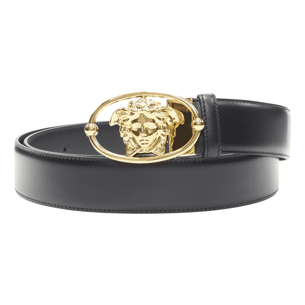 Versace Medusa Insignia gold belt