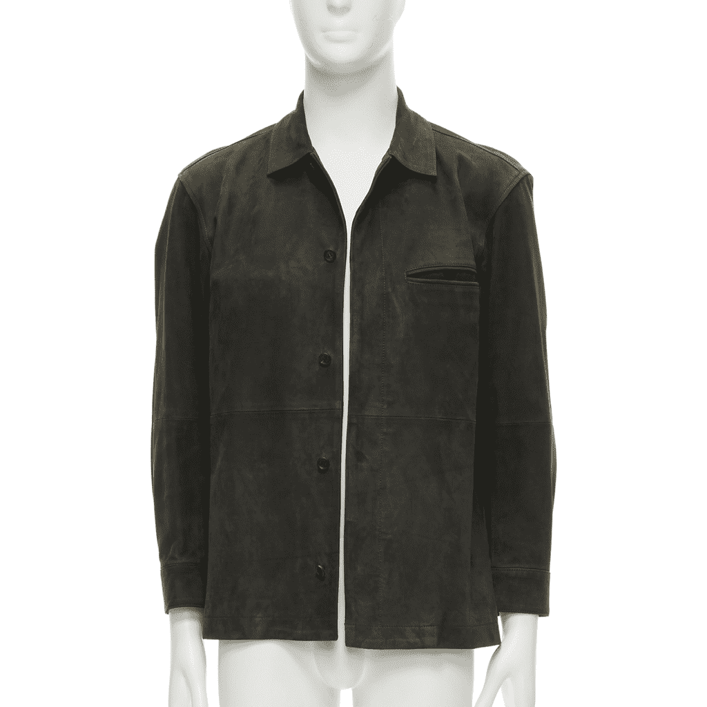Issey Miyake Grey Suede leather jacket